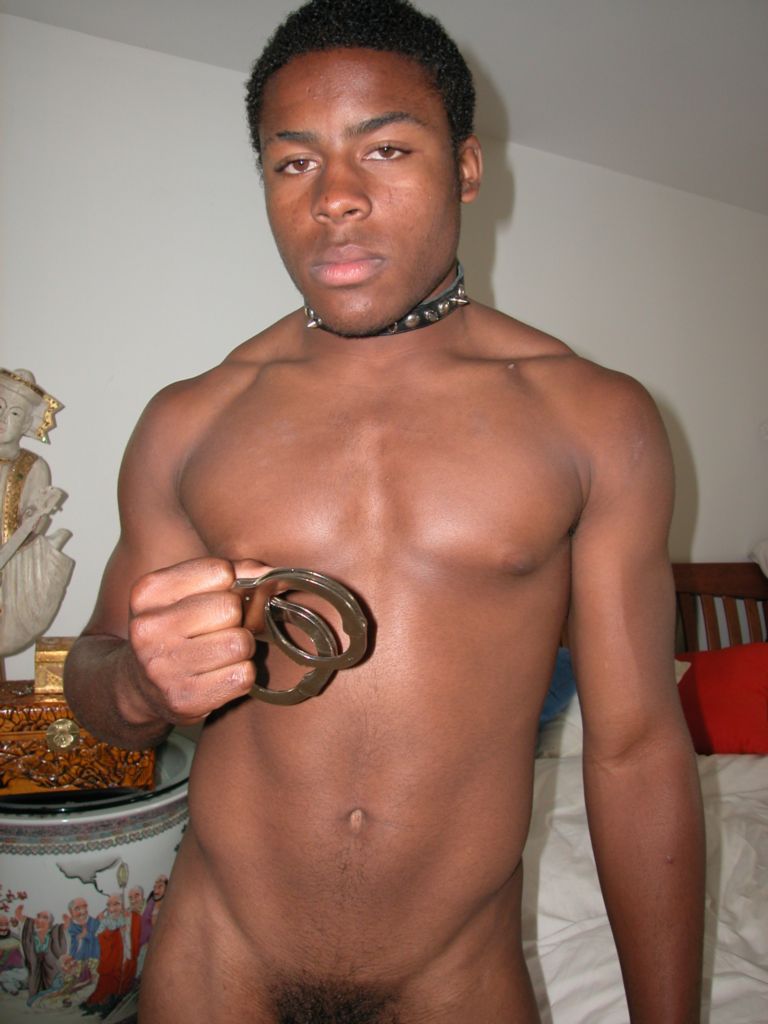 Naughty Black Gay Jack Posing Totally Naked In Front Of The ...  